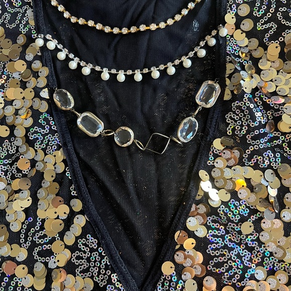 Contours Design Custom Jazz/Musical Theatre Dance Costume Child Large - Picture 7 of 13